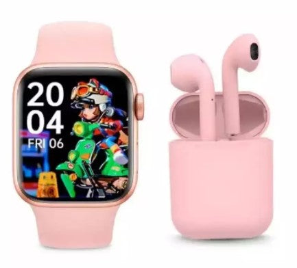 Combo Reloj T500 Tactil + Audifono i12