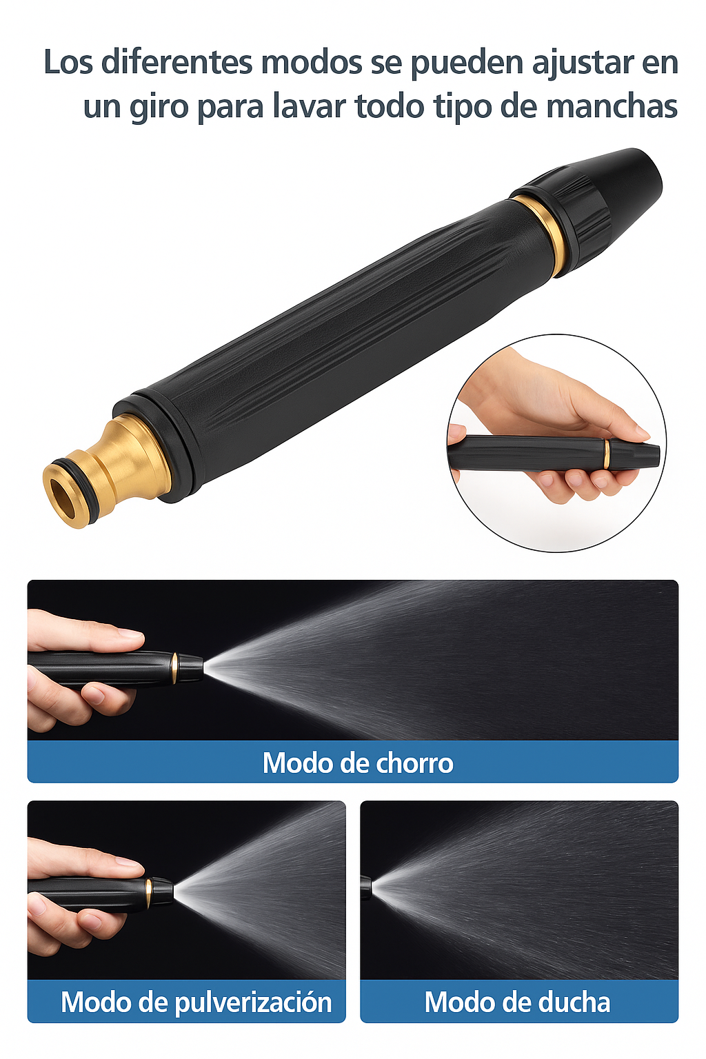 Pistola Boquilla Alta Presión