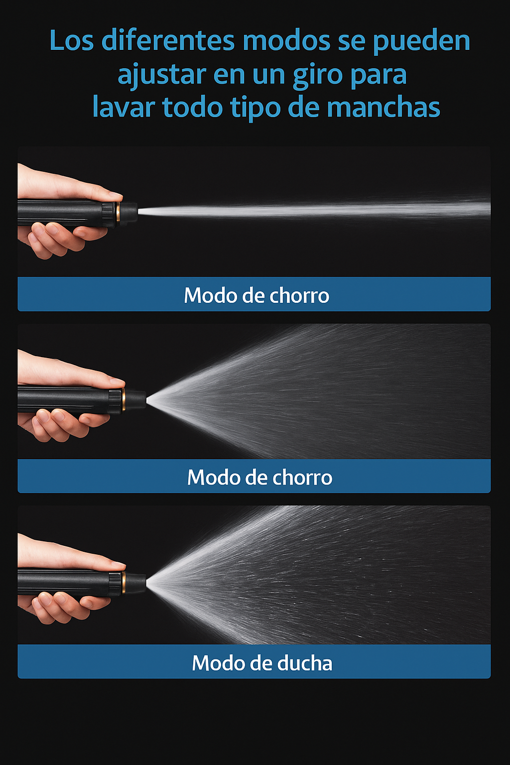 Pistola Boquilla Alta Presión