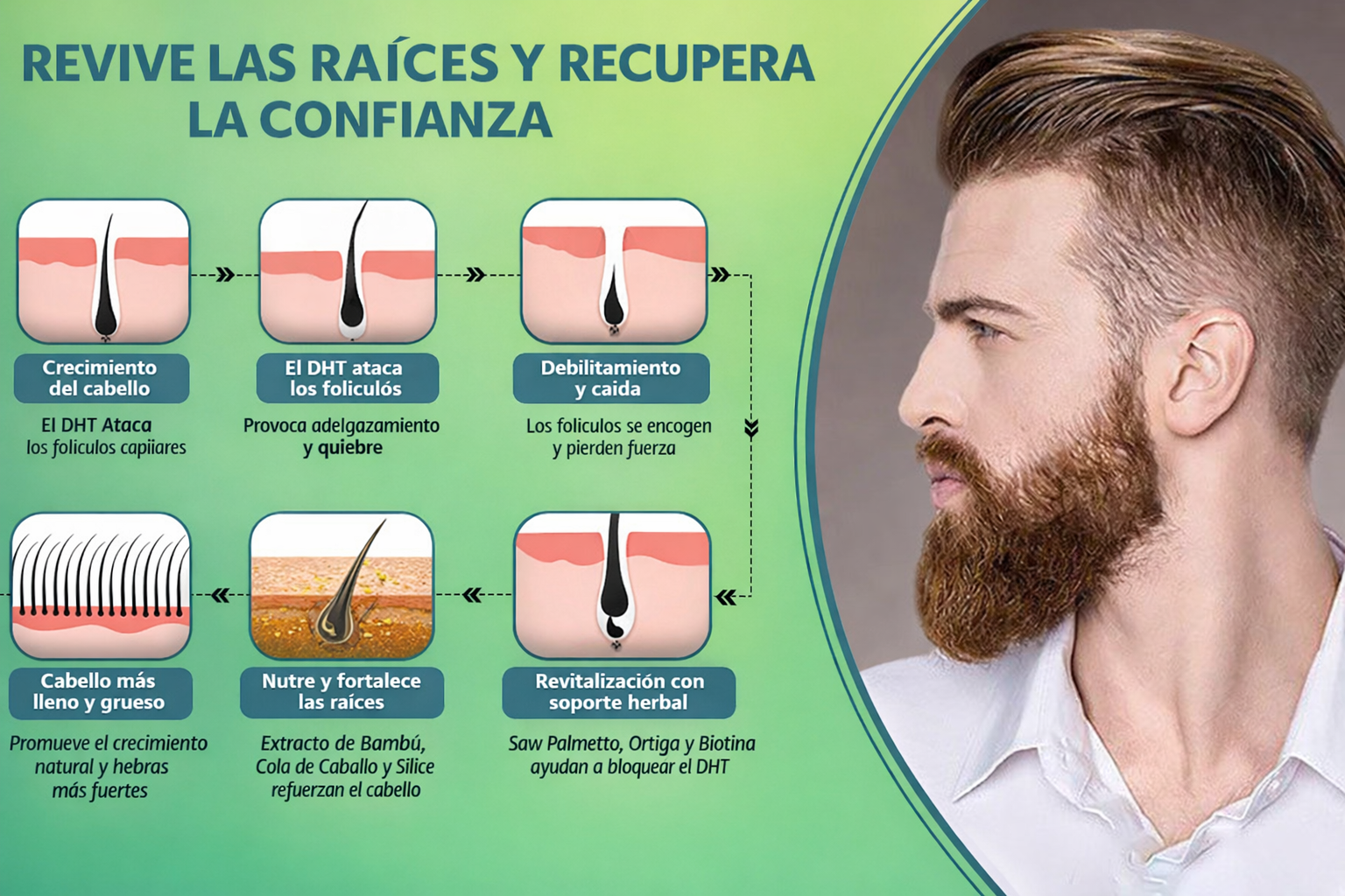 Combo DHT Blocker y Tonico Capilar 15 ml